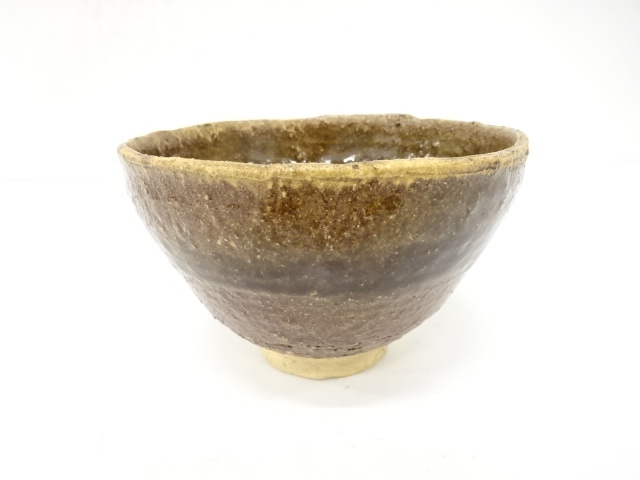 JAPANESE TEA CEREMONY / TEA CHAWAN / CARAMEL GLAZE / ARTISAN WORK